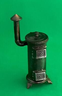 Vintage Die Cast Miniature Pencil Sharpener - Mini Wood Stove